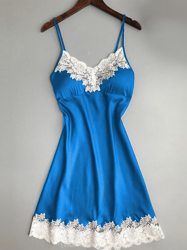 Womens Nightie Lace Camisole Nightdress SIZE S-2XL