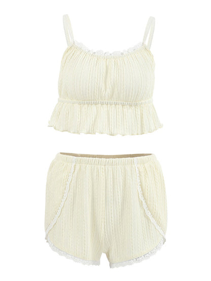 Womens Nightie Lace Two Piece Set SIZE S-XL